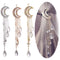 Elegant Woman rhinestone moon hair clip - Salembier